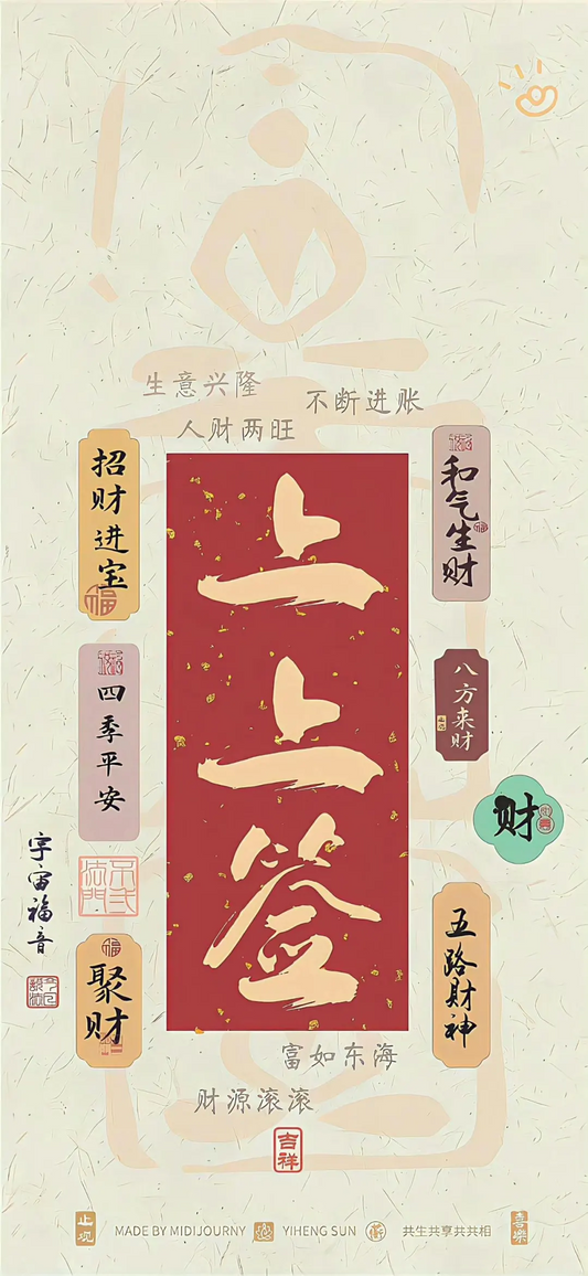 【Fortune Flow】Taoist-Blessed Phone Wallpaper